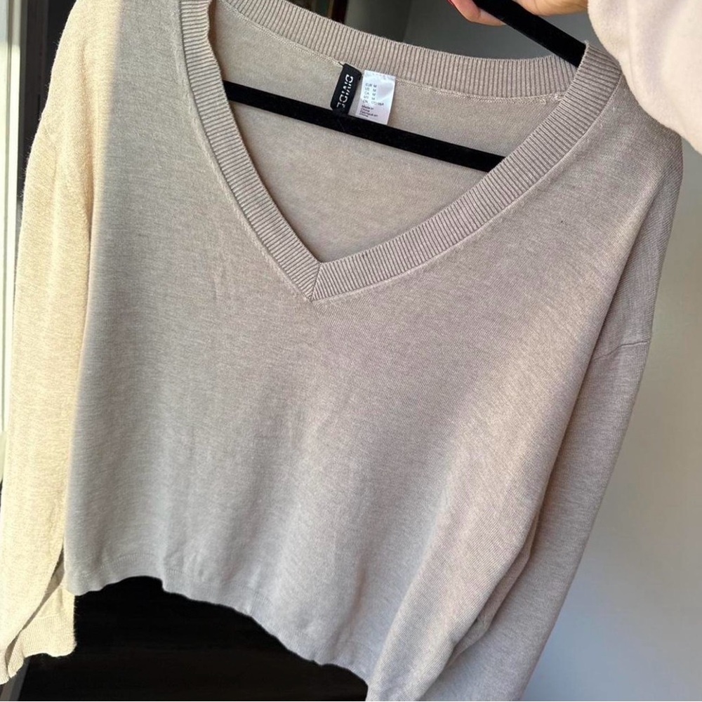H&M Light Beige Sweater